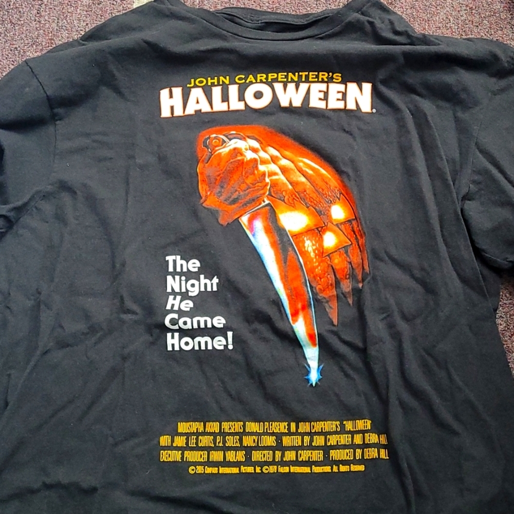 HALLOWEEN MOVIE POSTER T-SHIRT 2XL MENS